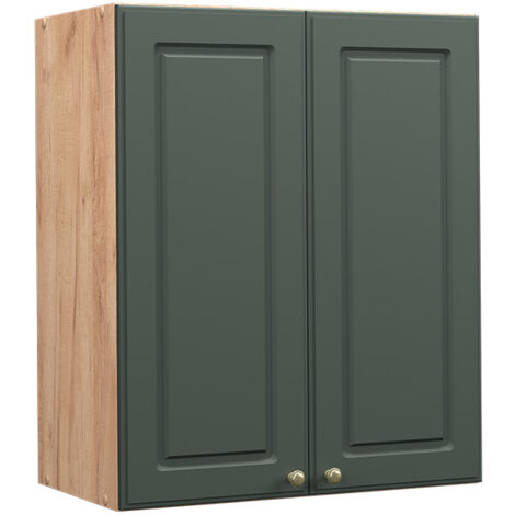Armario colgante Fame-Line, Verde dorado Casa de campo, 60 cm, Vicco