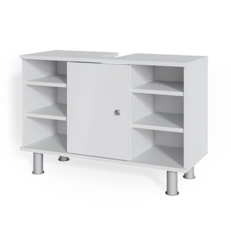 Mueble bajo lavabo Fynn, Blanco, 80 x 54 cm, Vicco