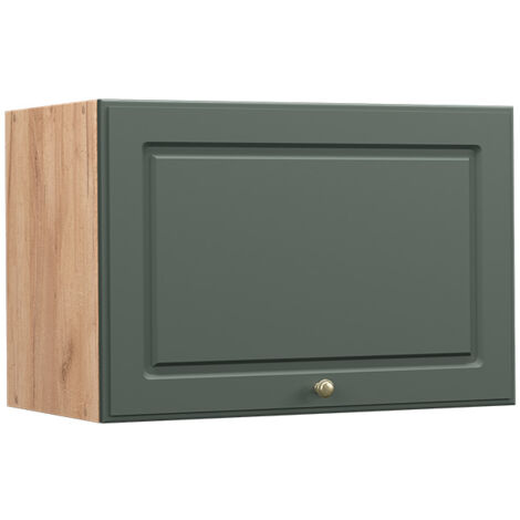 Armario colgante Fame-Line, Verde dorado Casa de campo, 60 cm Plano, Vicco