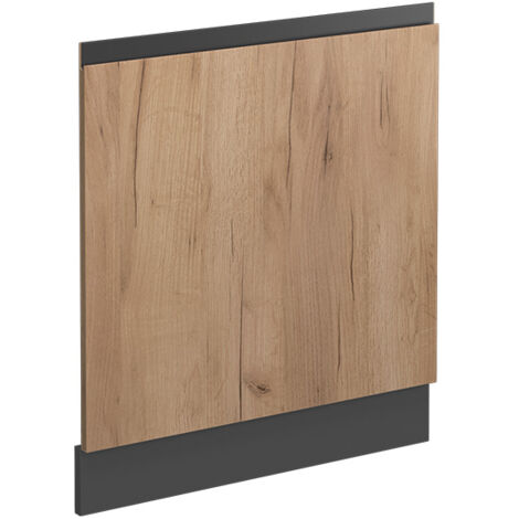 Panel frontal R-Line, Roble dorado, 59.6 cm En forma de J, sin encimera, Vicco