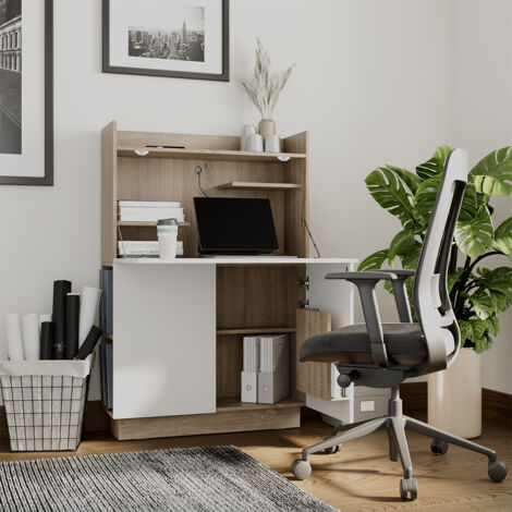 Escritorio secretario Alena, Sonoma, 85 x 27 cm, Vicco