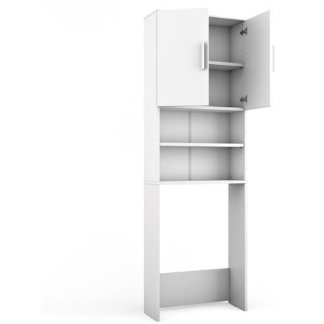 Armario para lavadora , Blanco, 64 x 190 cm, Vicco