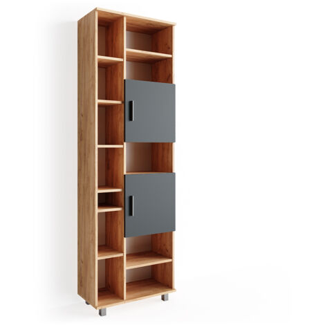 Armario de baño Ilias, Roble dorado, 60 x 190 cm, Vicco (1/5)