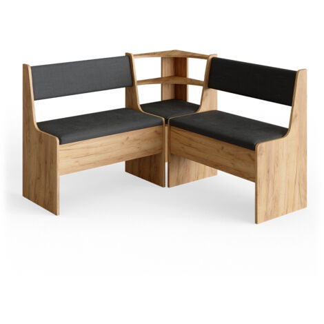 Banco de comedor Roman, Roble dorado, 120 x 41.5 cm, Vicco