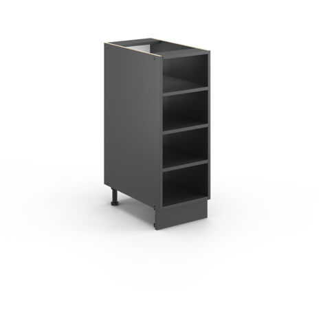 Estante de cocina Fame-Line, Antracita, 30 cm Sin encimera, Vicco