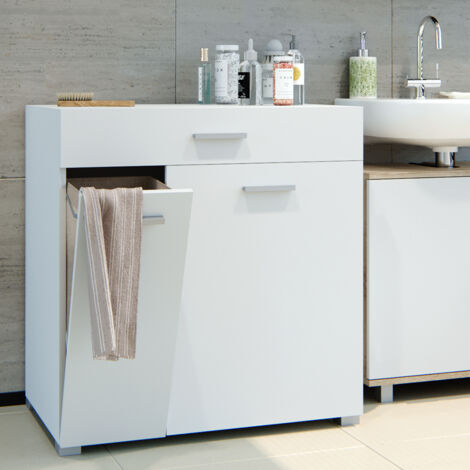Mueble de baño Matteo, Blanco, 75 x 78.5 cm, Vicco