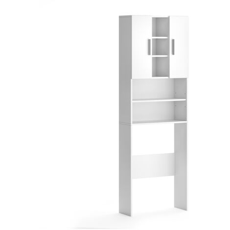 Armario para lavadora Luis, Blanco, 190 x 64 cm, Vicco
