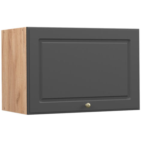 Armario colgante Fame-Line, Antracita-oro, 60 cm Plano, Vicco