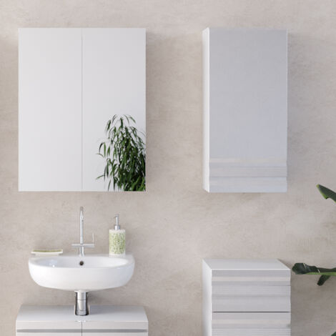 Armario de baño Freddy, Blanco, 77 x 36.4 cm, Vicco