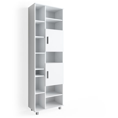Armario de baño Ilias, Blanco, 60 x 190 cm, Vicco (1/5)