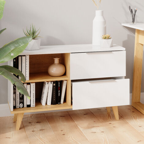 Aparador Nautica, Blanco, 90 x 61 cm, Vicco (1/5)