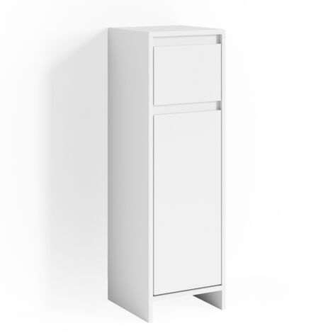 Armario mediano Emma, Blanco, 30 x 95 cm, Vicco