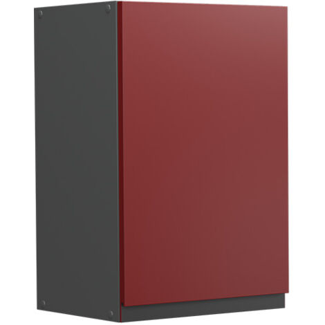 Armario colgante R-Line, Rojo, 40 cm Forma de J, Vicco