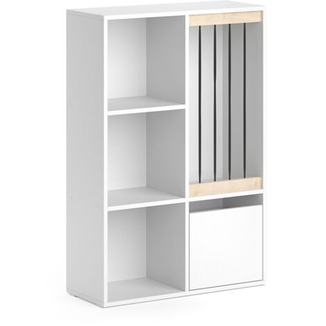 Estantería infantil Luigi, Blanco, 72 x 107.8 cm, Vicco