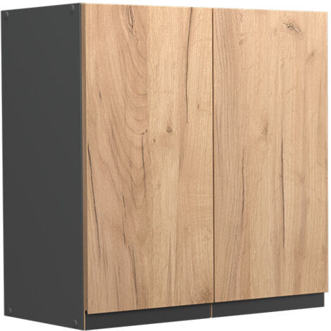 Armario colgante R-Line, Roble dorado, 60 cm Forma de J, Vicco