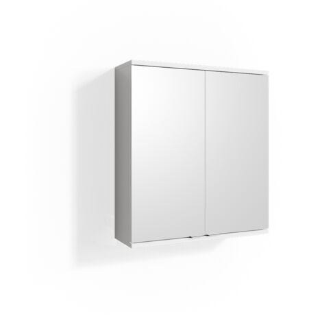 Armario con espejo para baño Roy, Blanco, 60 x 68 cm, Vicco