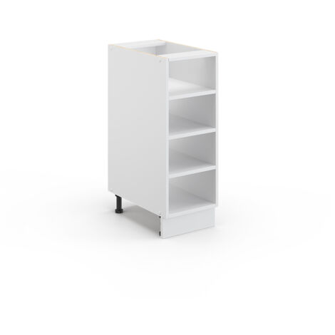 Estante de cocina Fame-Line, Blanco, 30 cm sin encimera, Vicco