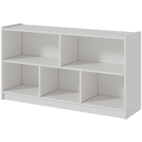Estantería infantil Conny, Blanco, 112 x 60.5 cm, Vicco