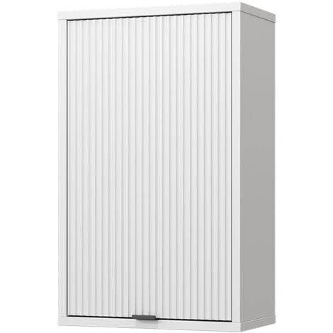 Armario de baño Eliza, Blanco, 40 x 65 cm con una puerta, Vicco