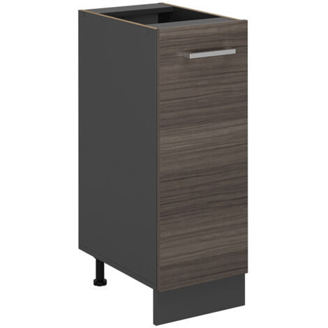 Mueble bajo R-Line, Gris noble, 30 cm sin encimera, Vicco