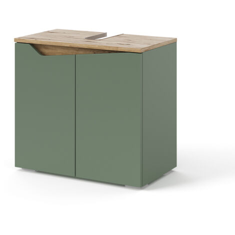 Marelle, Verde/antracita, 60 x 57.5 cm con 2 puertas, Vicco