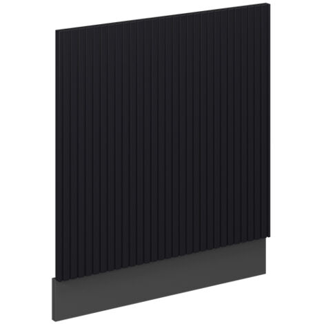 Panel frontal Fame-Line, Rayas negras, 60 cm sin encimera, Vicco