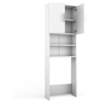 Armario para lavadora , Blanco, 64 x 190 cm, Vicco