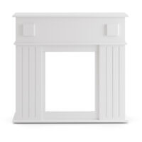 Marco para chimenea , Blanco, 109 x 100 cm, Vicco