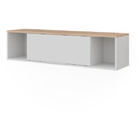 Estantería de pared Betti, Blanco/Sonoma, 120 x 30 cm, Vicco