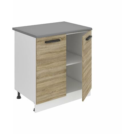 Belini Unterschrank Küche, Küchenunterschrank 80 cm Breite. SD