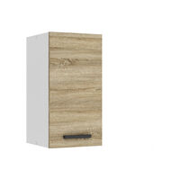 Belini Hängeschrank Küche, Küchenschränke SG. Breite 30 cm. Oberschrank mit 1 Tür, Küchenhängeschränke, Wandschrank Hängend, Sonoma-Eiche