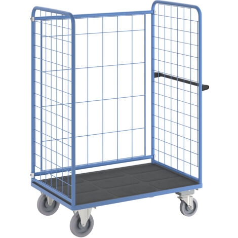 eurokraft pro, Chariot à tablettes à trois côtés grillagés, (1/5)