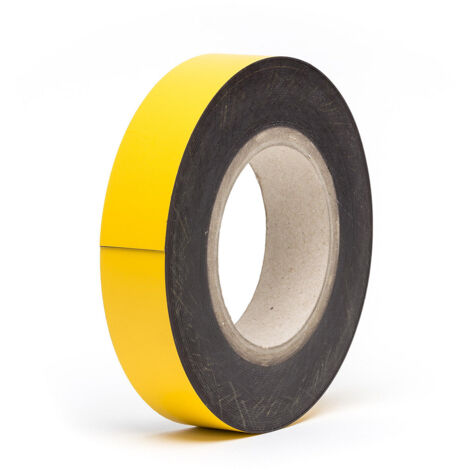 FRANKEL kaiserkraft, Etiquette magnétique en rouleaux, jaune, (1/5)