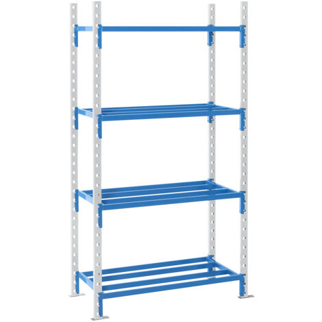 Manorga, Rayonnage emboîtable à tablettes tubulaires, hauteur (1/4)