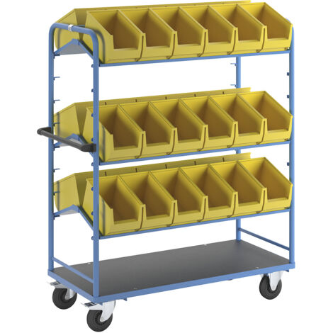 eurokraft pro, Chariot porte-bacs, L x l x h 1500 x 650 x 1750 (1/5)