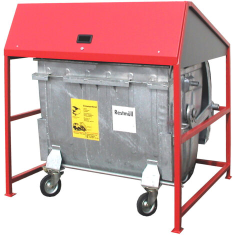 eurokraft pro, Abri pour poubelles, version ouverte, coloris (1/3)