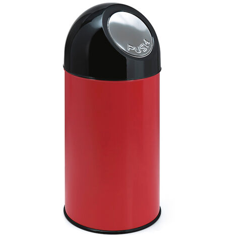 FRANKEL kaiserkraft, Poubelle à poussoir, acier, capacité 40 l