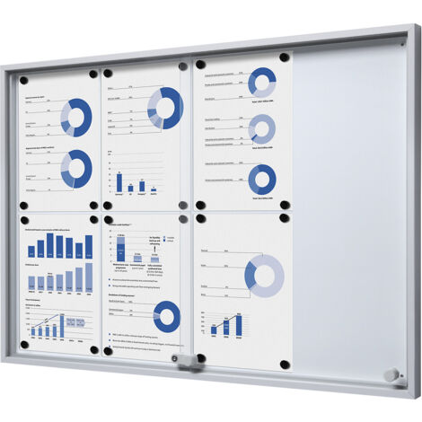 eurokraft pro 752980 eurokraft pro Vitrine d'affichage à (1/5)