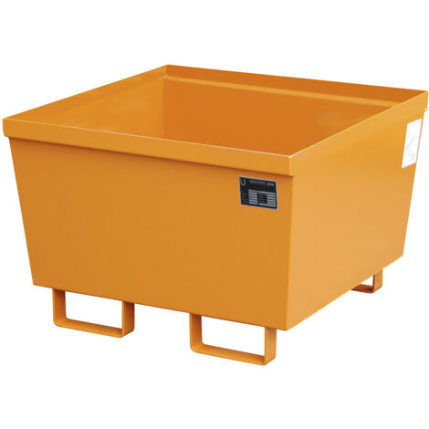 Bauer, Bac de récupération type AO AO-1 laqué RAL 2000 Jaune (1/4)
