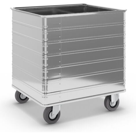 ZARGES Chariot-caisse en alu - capacité 230 l - avec bords et fond profilés (1/5)