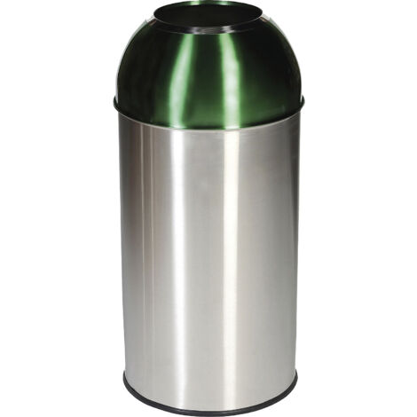 Probbax, Collecteur de déchets en inox, capacité 40 l, l x h x (1/3)