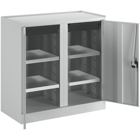 eurokraft pro, Armoire à outils, 2 tiroirs, 4 tablettes, 1 (1/5)