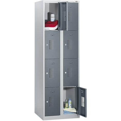 eurokraft basic, Vestiaire multicases quatre niveaux Amsterdam,