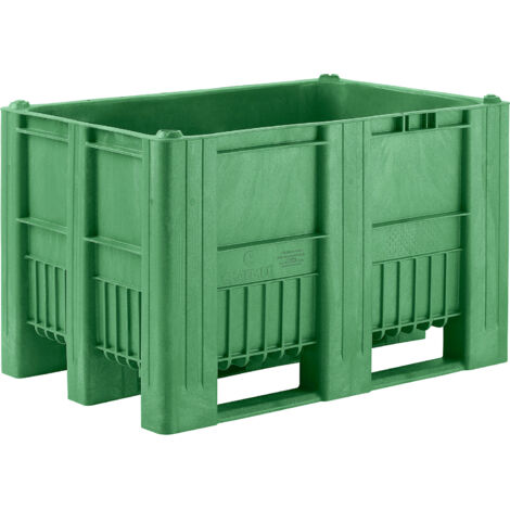 FRANKEL kaiserkraft, Caisse-palette, capacité 470 l, vert (1/5)