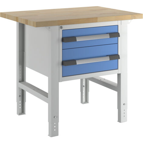 eurokraft pro, Établi, système modulaire Série 7000, 2 tiroirs (1/5)
