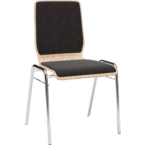 FRANKEL kaiserkraft, Chaise à coque en bois NUKI, rembourrée, (1/2)