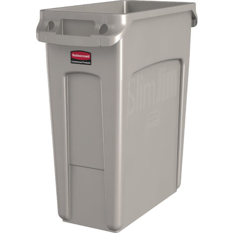 Rubbermaid, Poubelle SLIM JIM®, capacité 60 l, avec canaux (1/5)