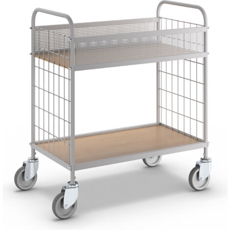eurokraft pro, Chariot de bureau à tablettes, force 150 kg, 2 (1/5)