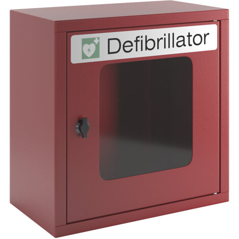 Pavoy, Armoire pour défibrillateur, sans alarme, rouge feu (1/5)