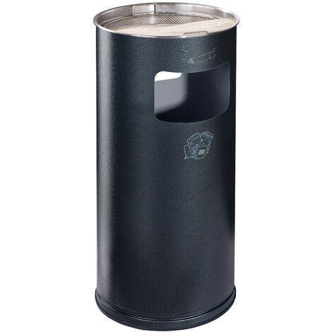 VAR, Combiné cendrier-poubelle, capacité 37 l, h x Ø 700 x 320 (1/4)